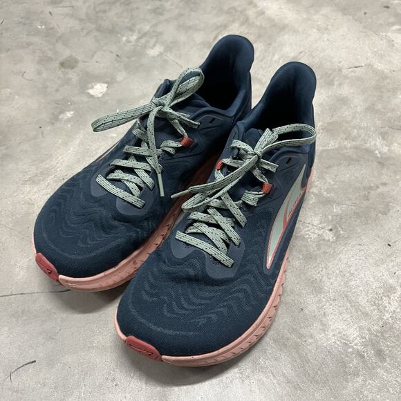 Altra Torin 7 Blue Pink Running Shoes Sneakers Lace Up Adult Women's Size 9.5 - Picture 4 of 8